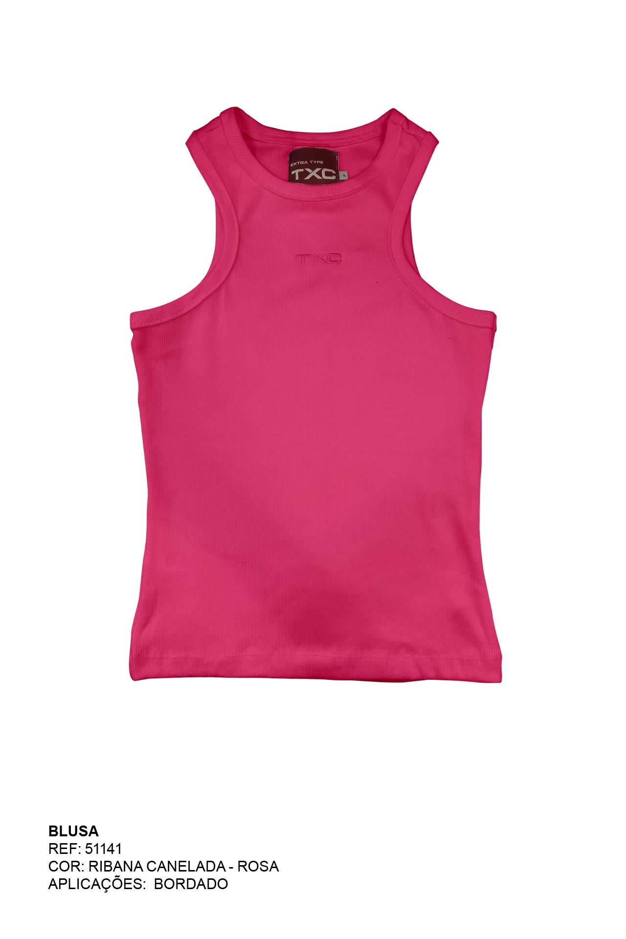 REGATA SLIM MALHA BORDADA 51141i INFANTIL