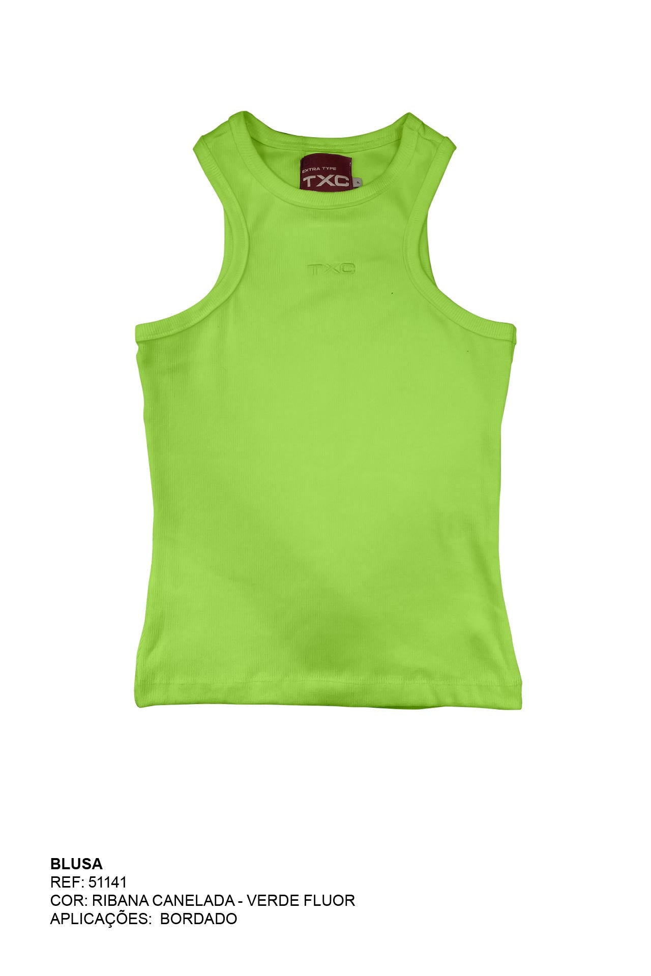 REGATA SLIM MALHA BORDADA 51141i INFANTIL