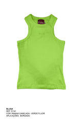 REGATA SLIM MALHA BORDADA 51141i INFANTIL