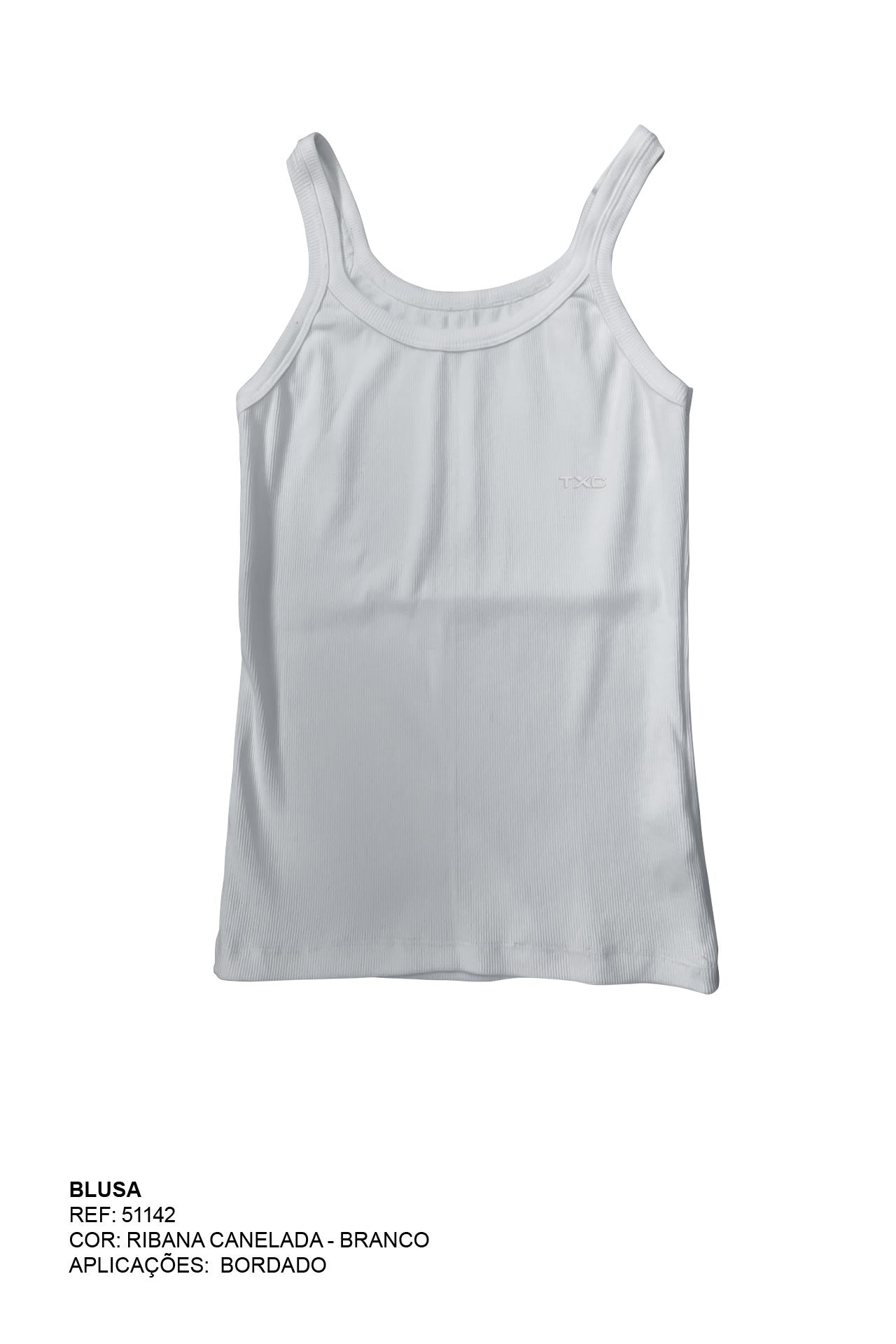 REGATA ALCINHA MALHA BORDADA 51142i INFANTIL