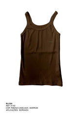 REGATA ALCINHA MALHA BORDADA 51142i INFANTIL