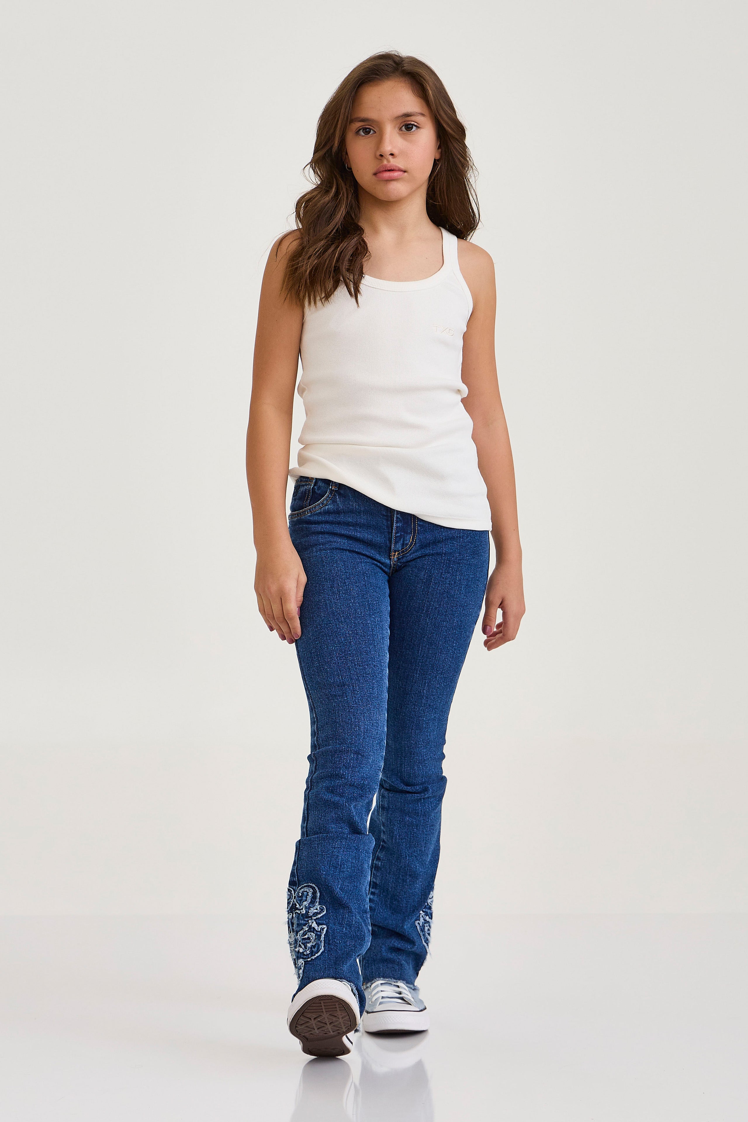 REGATA ALCINHA MALHA BORDADA 51142i INFANTIL