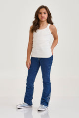 REGATA ALCINHA MALHA BORDADA 51142i INFANTIL