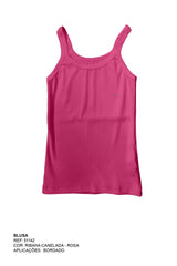 REGATA ALCINHA MALHA BORDADA 51142i INFANTIL