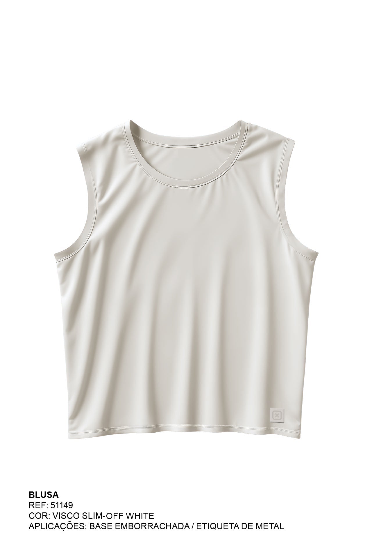 BLUSA GOLA O MALHA PLAQUINHA 51149