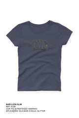 CAMISETA SLIM MEIA MALHA PENTEADA ESTAMPADA 51236