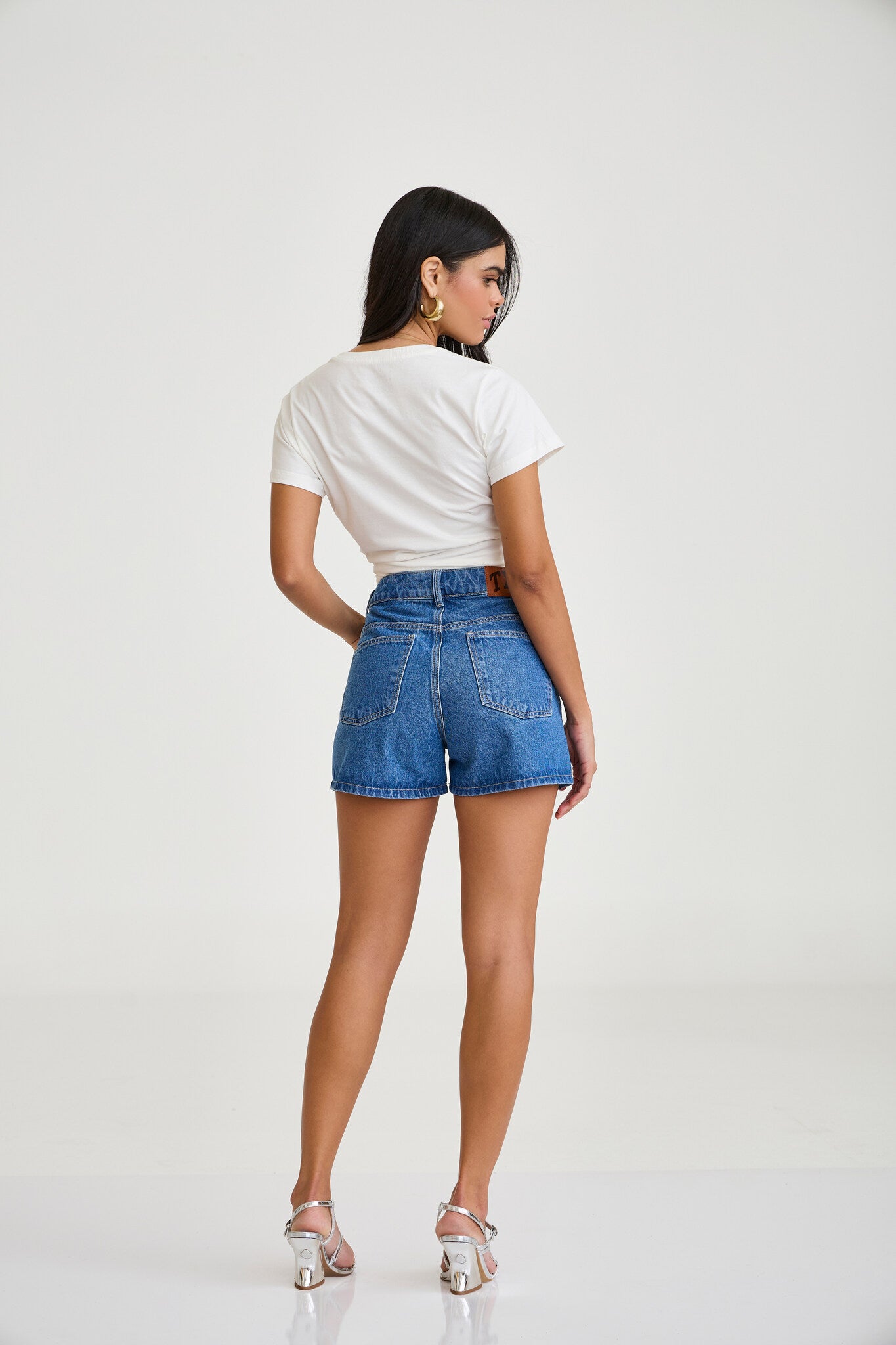 CAMISETA SLIM MEIA MALHA PENTEADA ESTAMPADA 51236