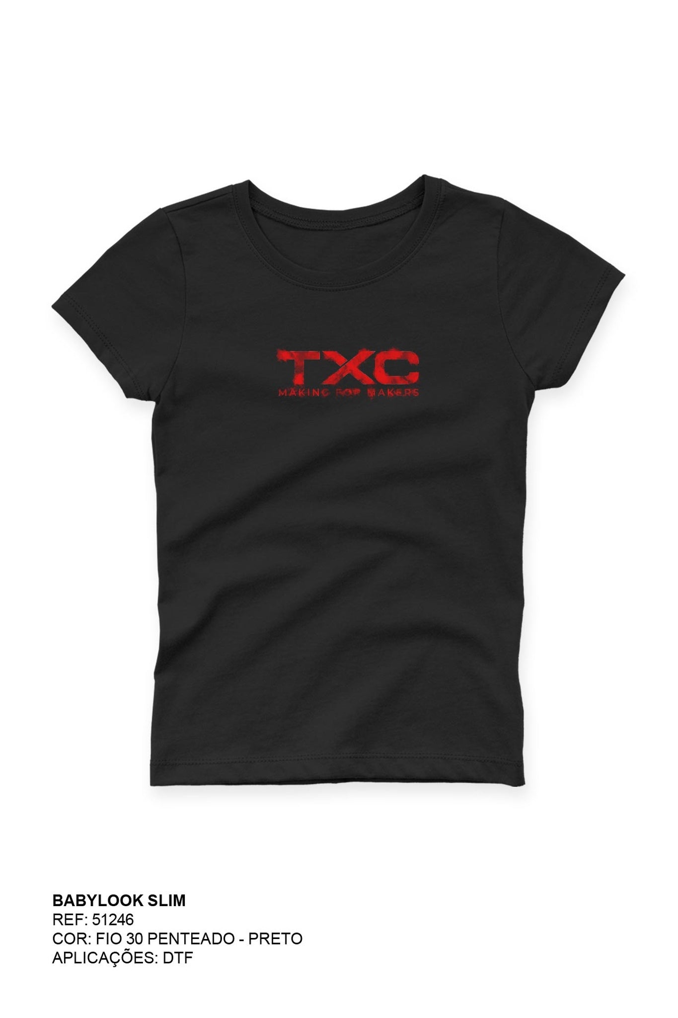 CAMISETA SLIM MEIA MALHA PENTEADA ESTAMPADA 51246