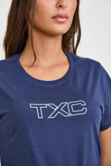 CAMISETA SLIM MEIA MALHA PENTEADA ESTAMPADA 51249