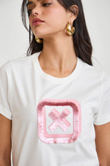 CAMISETA SLIM MEIA MALHA PENTEADA PAETE 51267