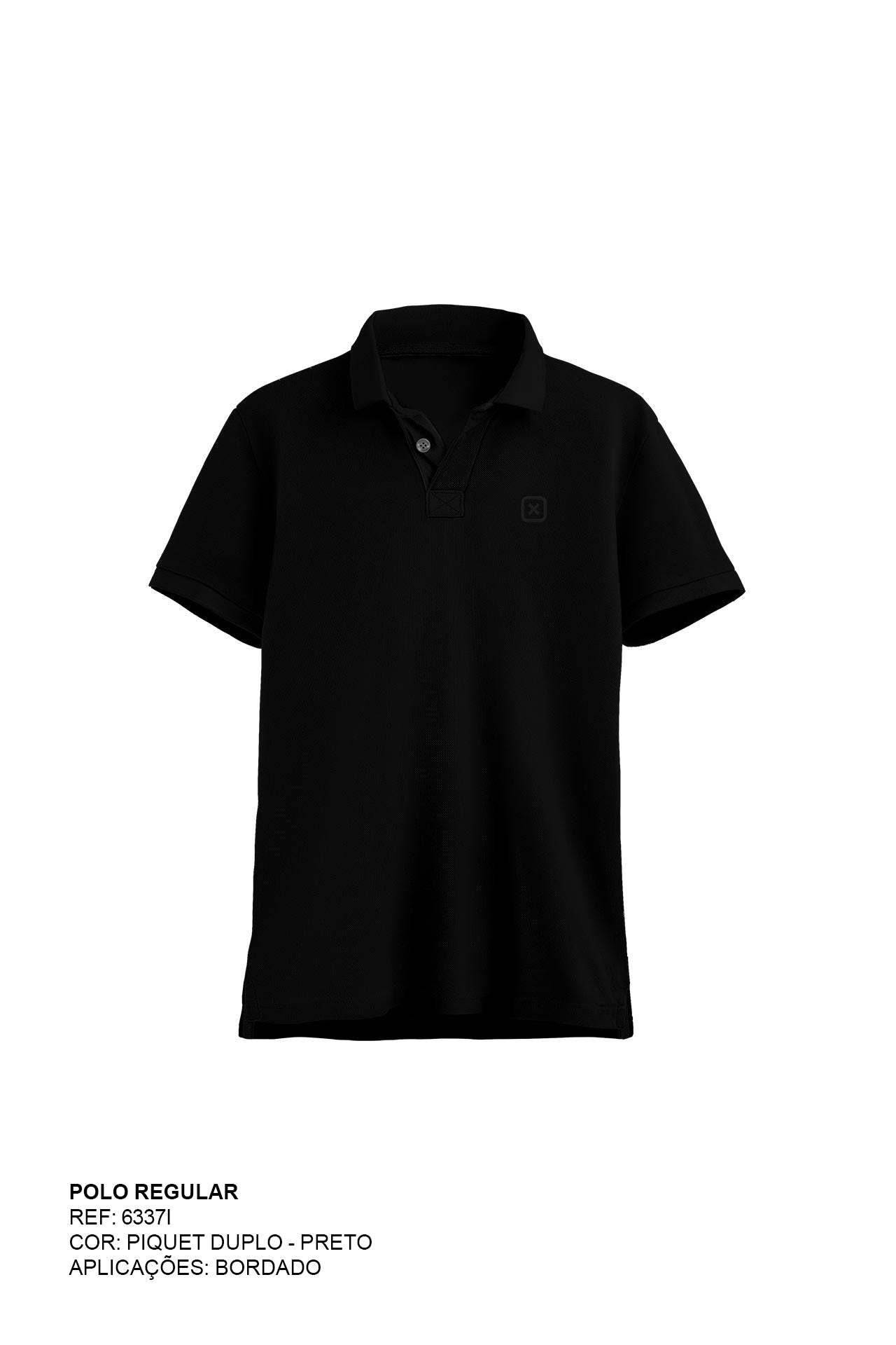 POLO REGULAR PIQUET BORDADO 6337i INFANTIL