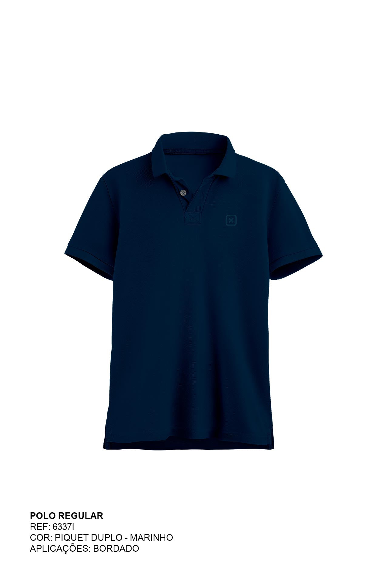 POLO REGULAR PIQUET BORDADO 6337i INFANTIL