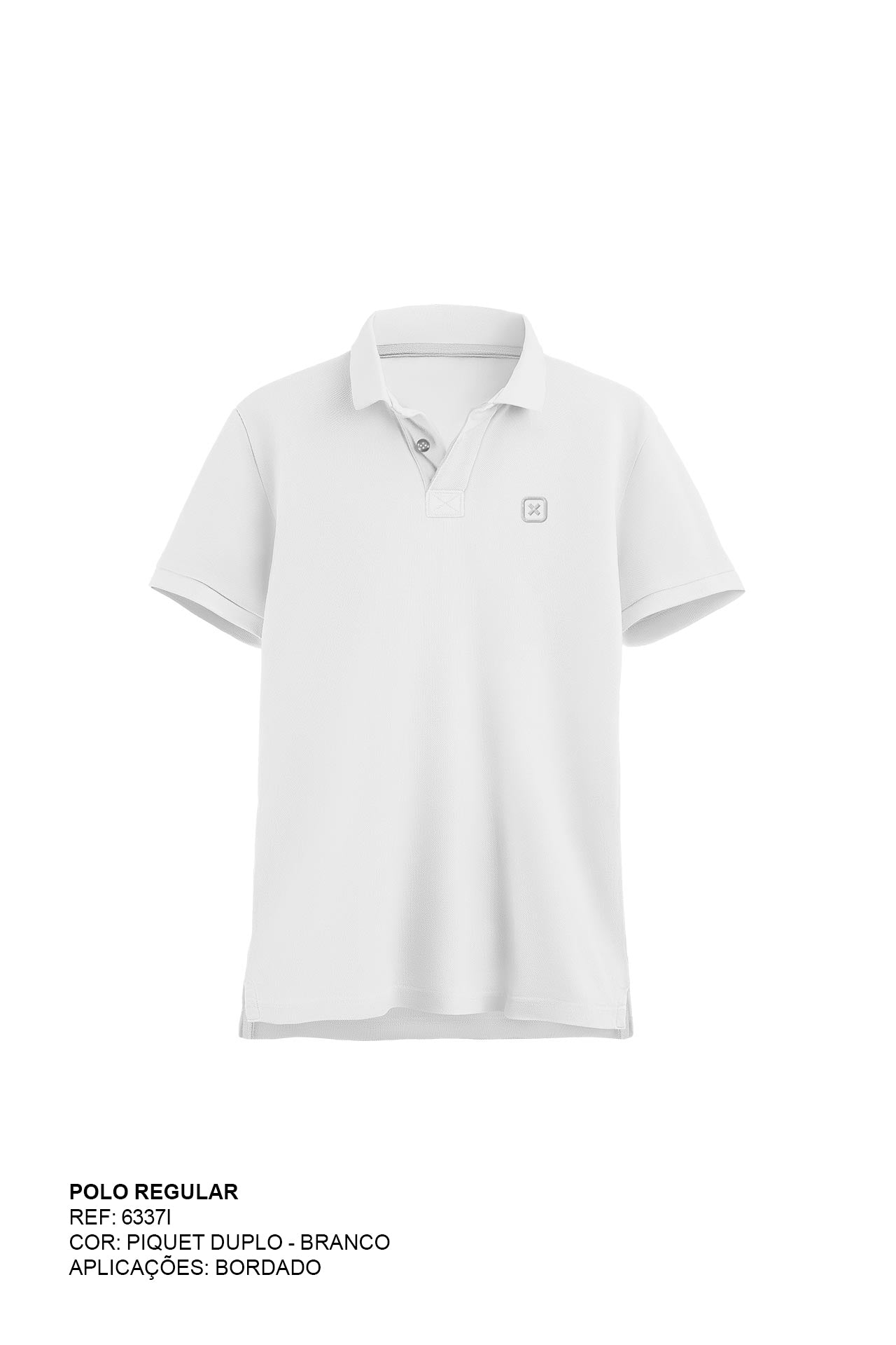 POLO REGULAR PIQUET BORDADO 6337i INFANTIL