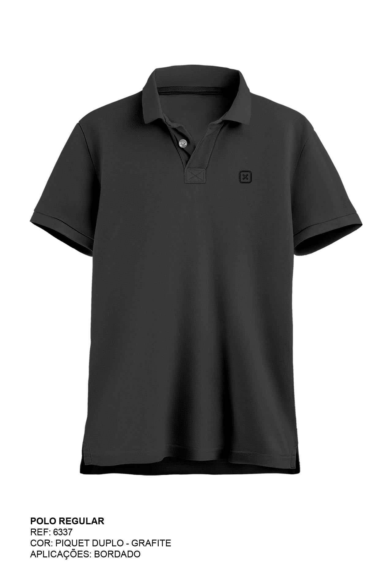 POLO REGULAR PIQUET BORDADO 6337i INFANTIL