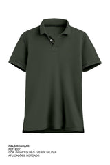 POLO REGULAR PIQUET BORDADO 6337i INFANTIL