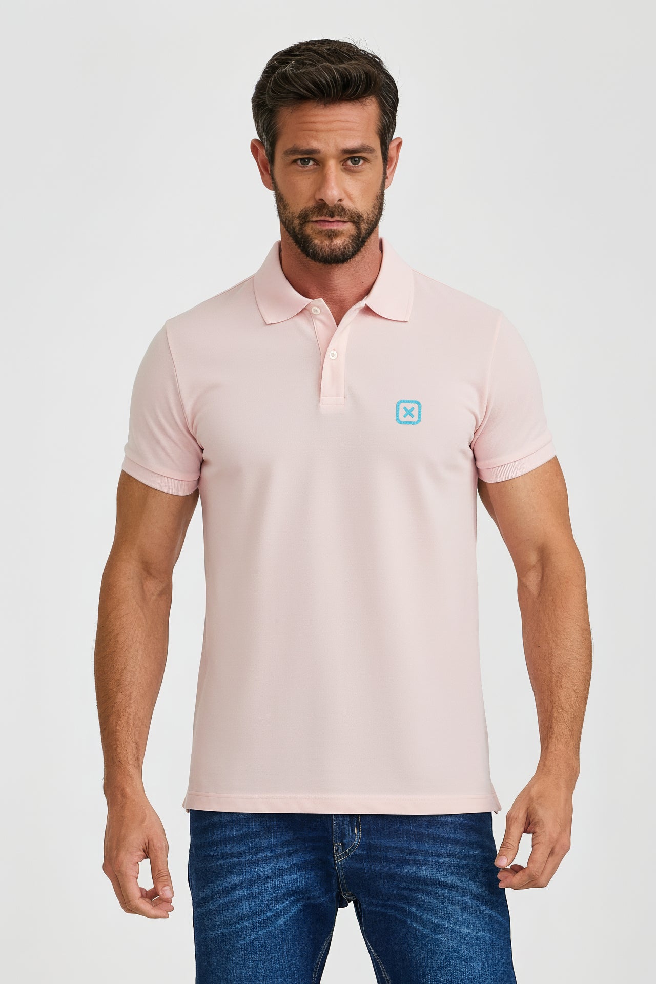 Polo Masculina TXC Piquet Custom 6368 - Estilo Americano