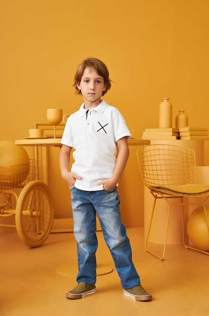 POLO CUSTOM MC BORDADO 6524i INFANTIL