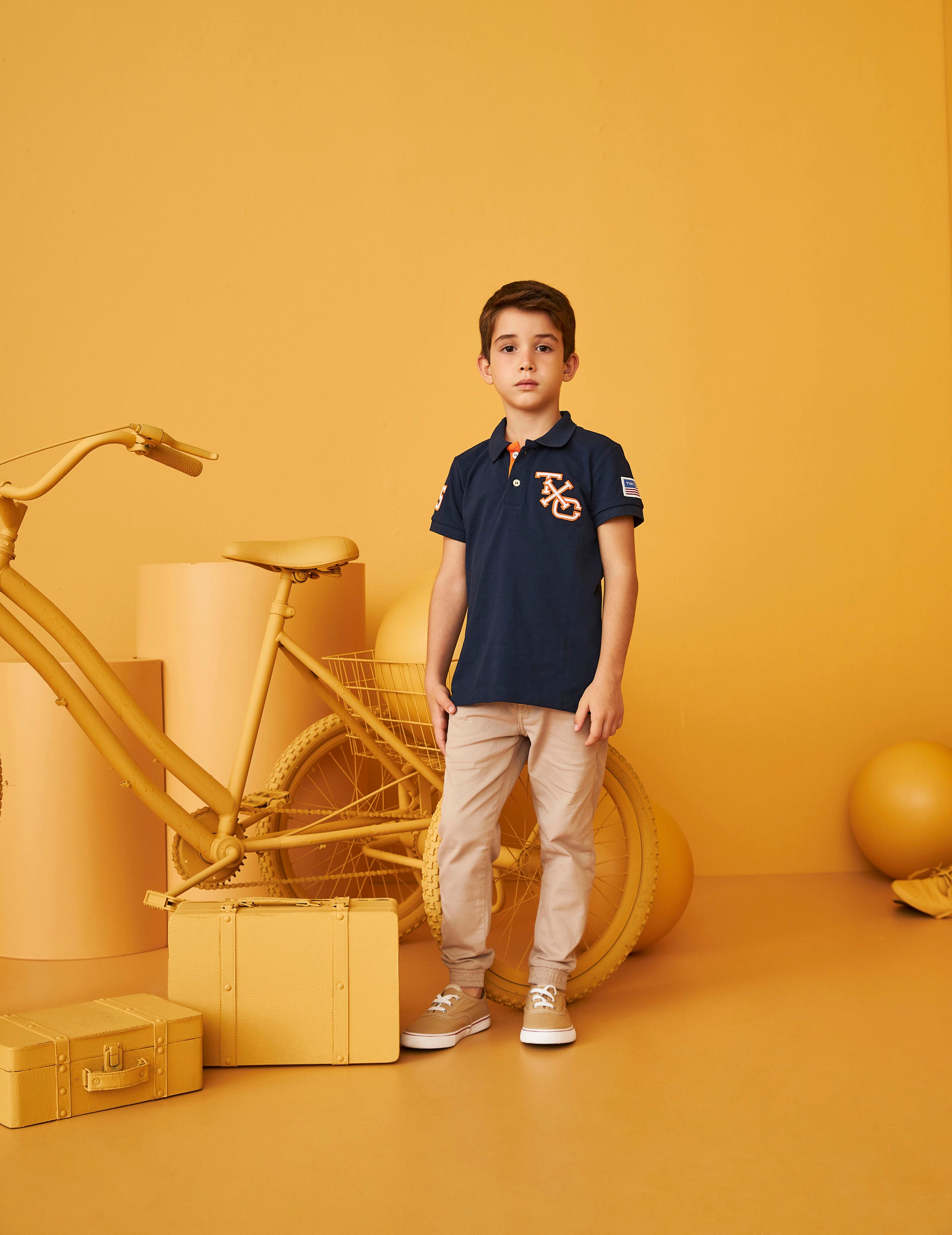 POLO CUSTOM MC BORDADO 6526i INFANTIL