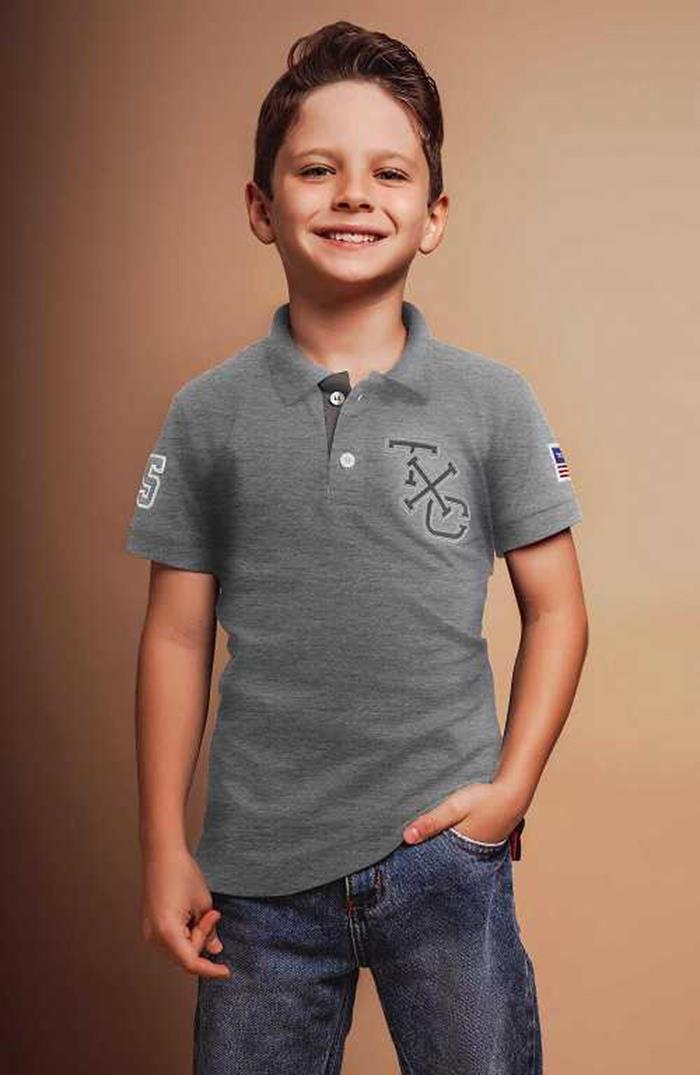 POLO CUSTOM MC BORDADO 6526i INFANTIL