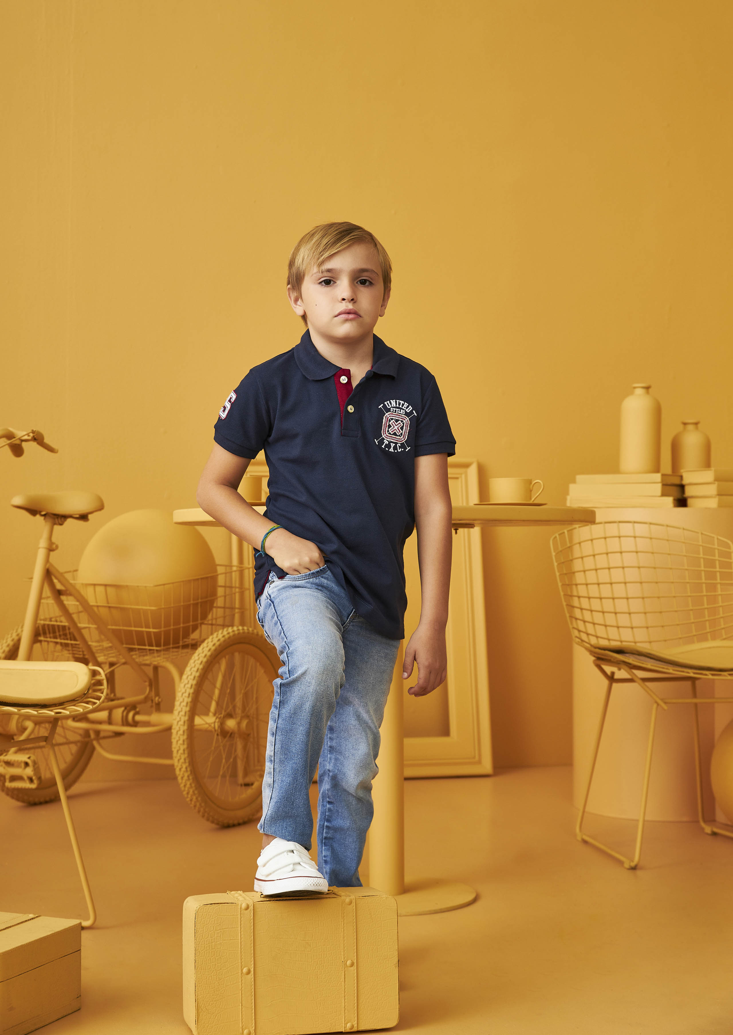 POLO CUSTOM REGULAR BORDADA 6600i INFANTIL