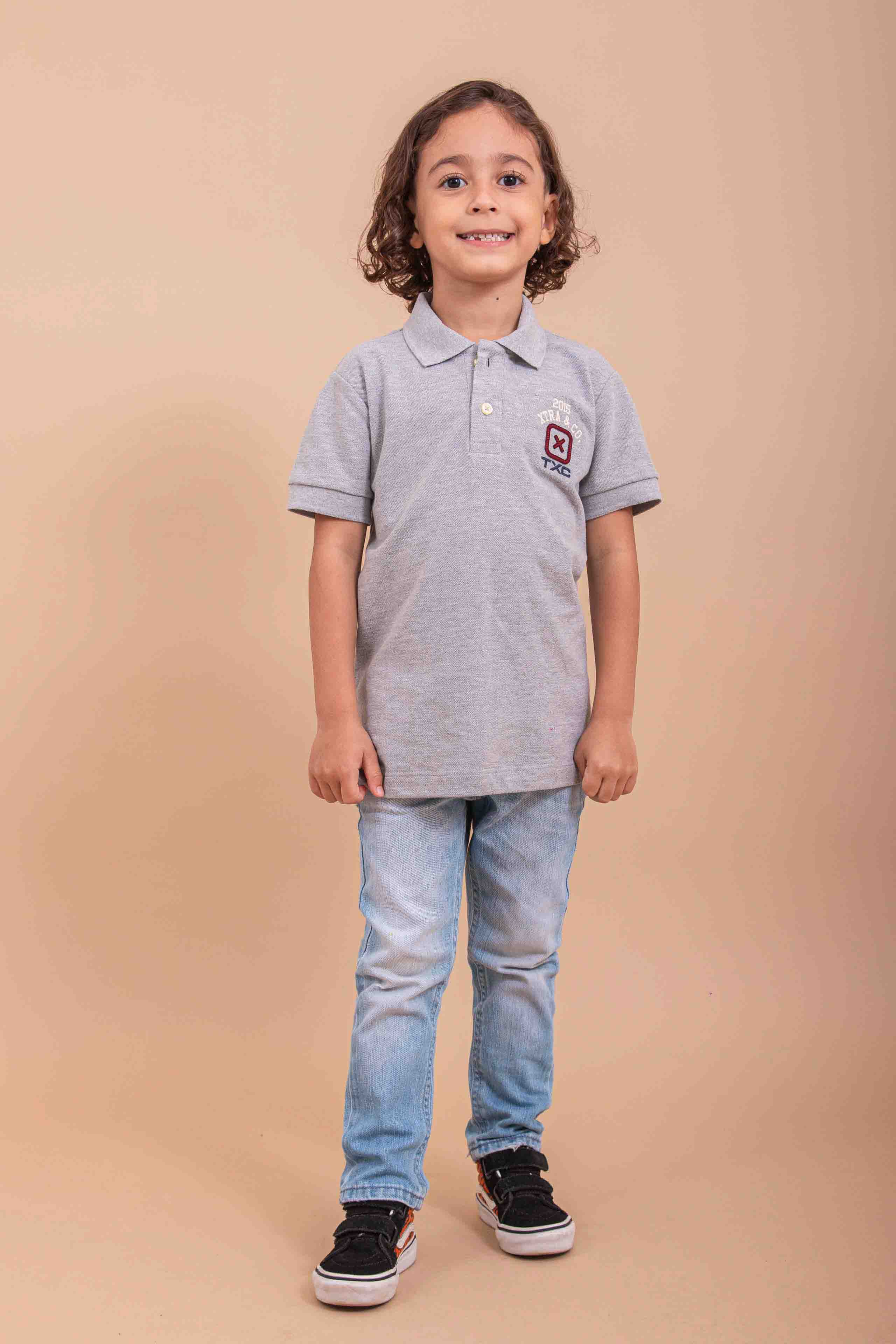 Polo Infantil Custom Aplicada 6719i