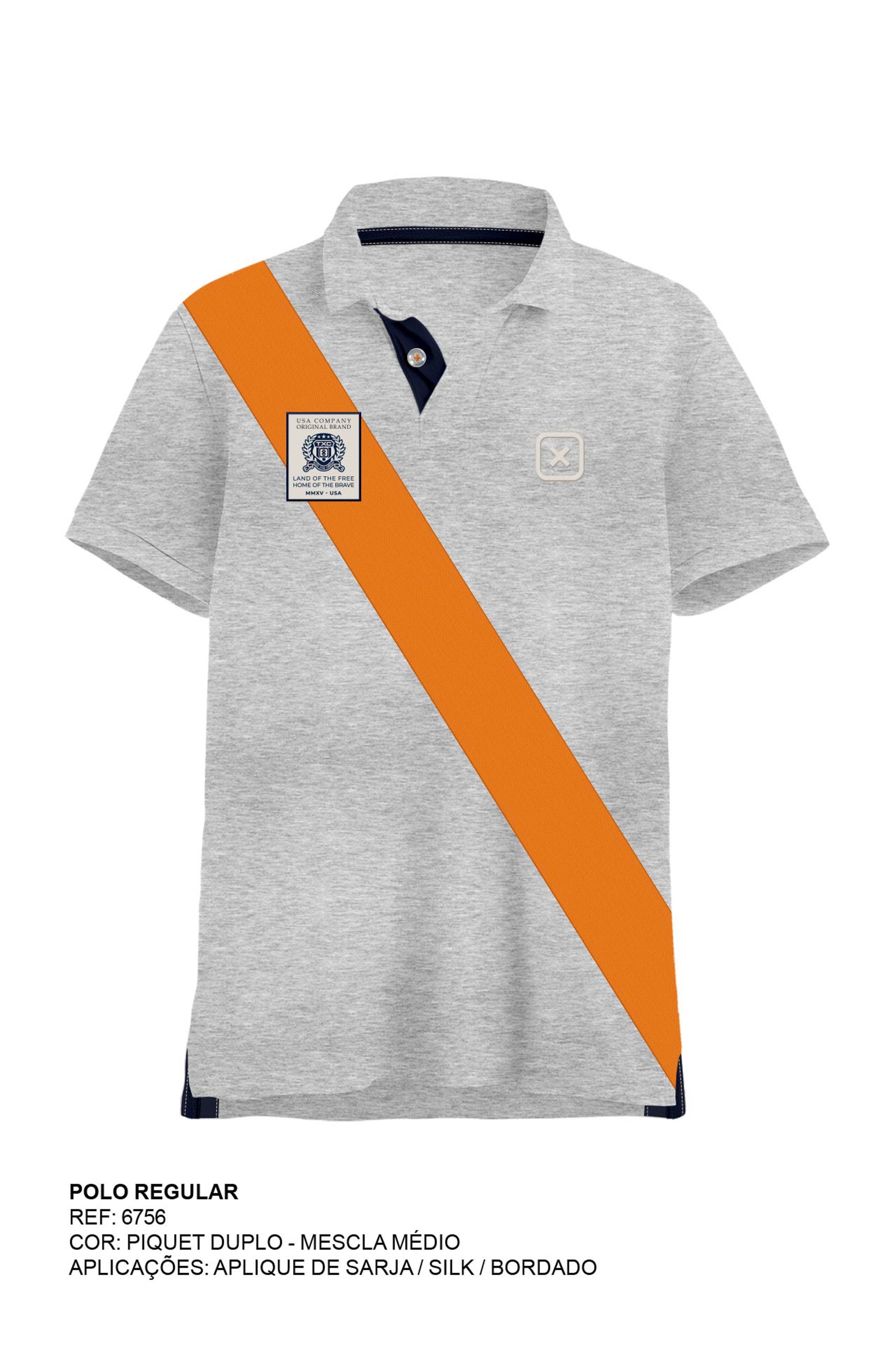 POLO CUSTOM REGULAR APLICADA 6756i INFANTIL