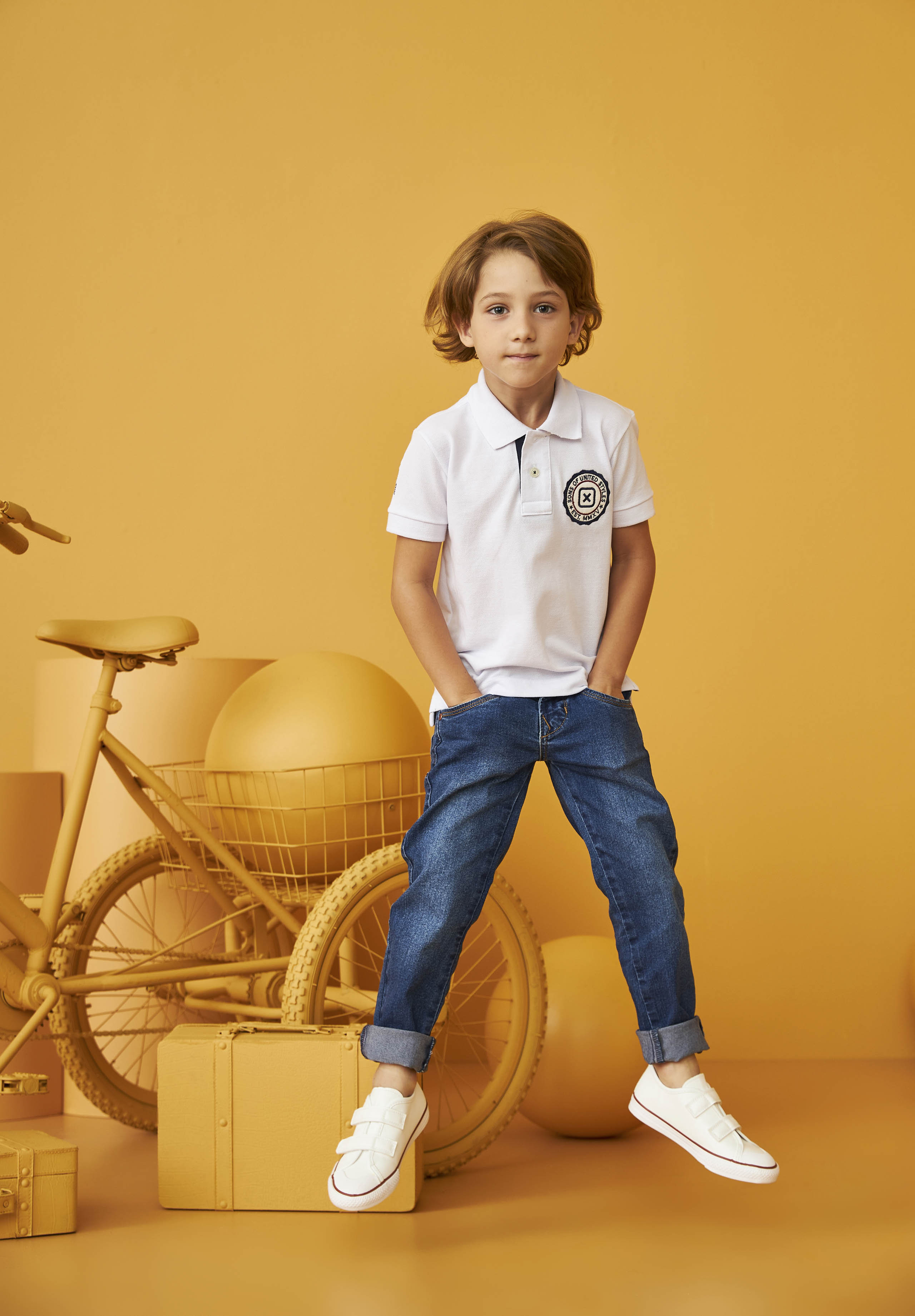 POLO CUSTOM REGULAR APLICADA 6759i INFANTIL