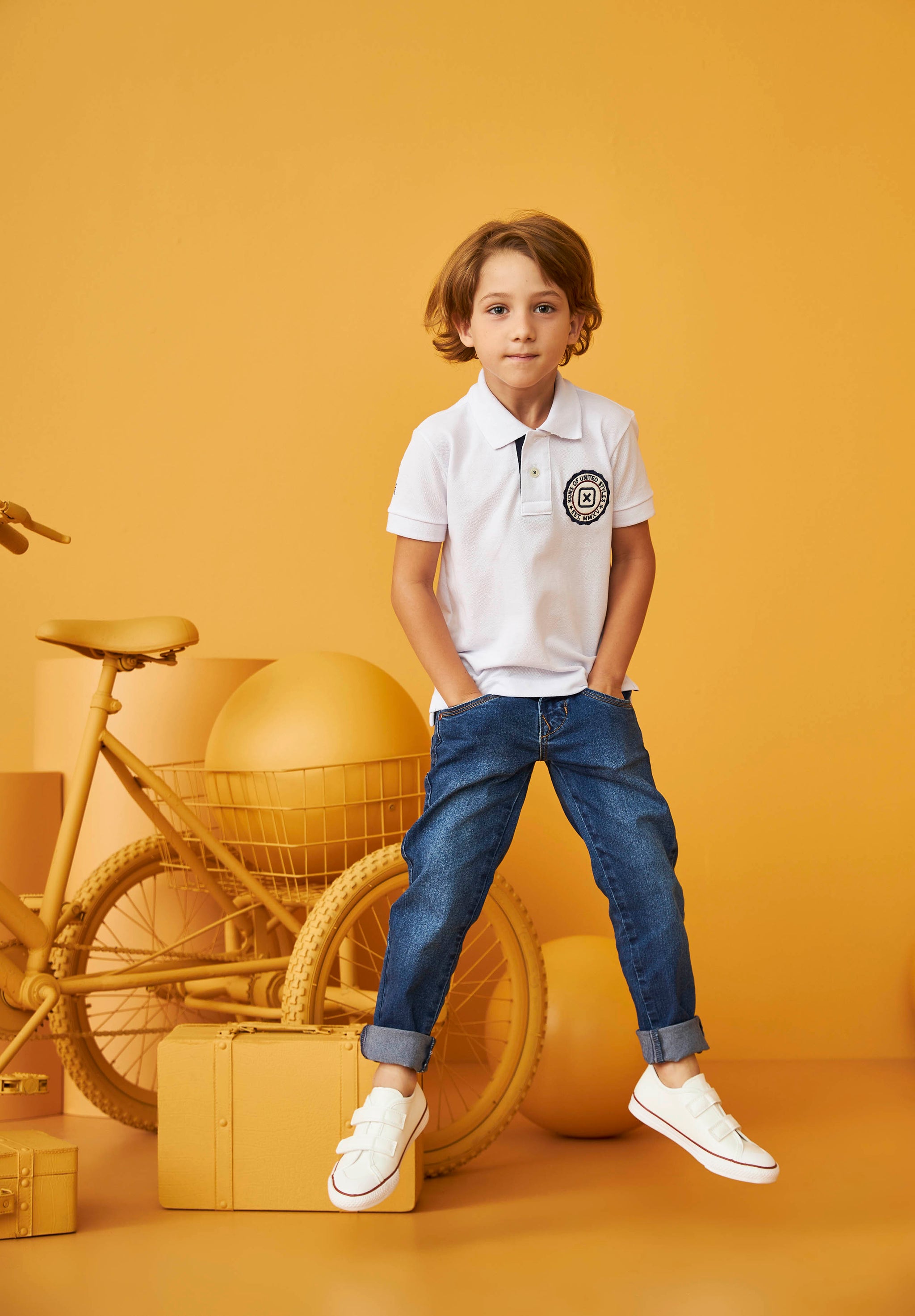 POLO CUSTOM REGULAR APLICADA 6759i INFANTIL