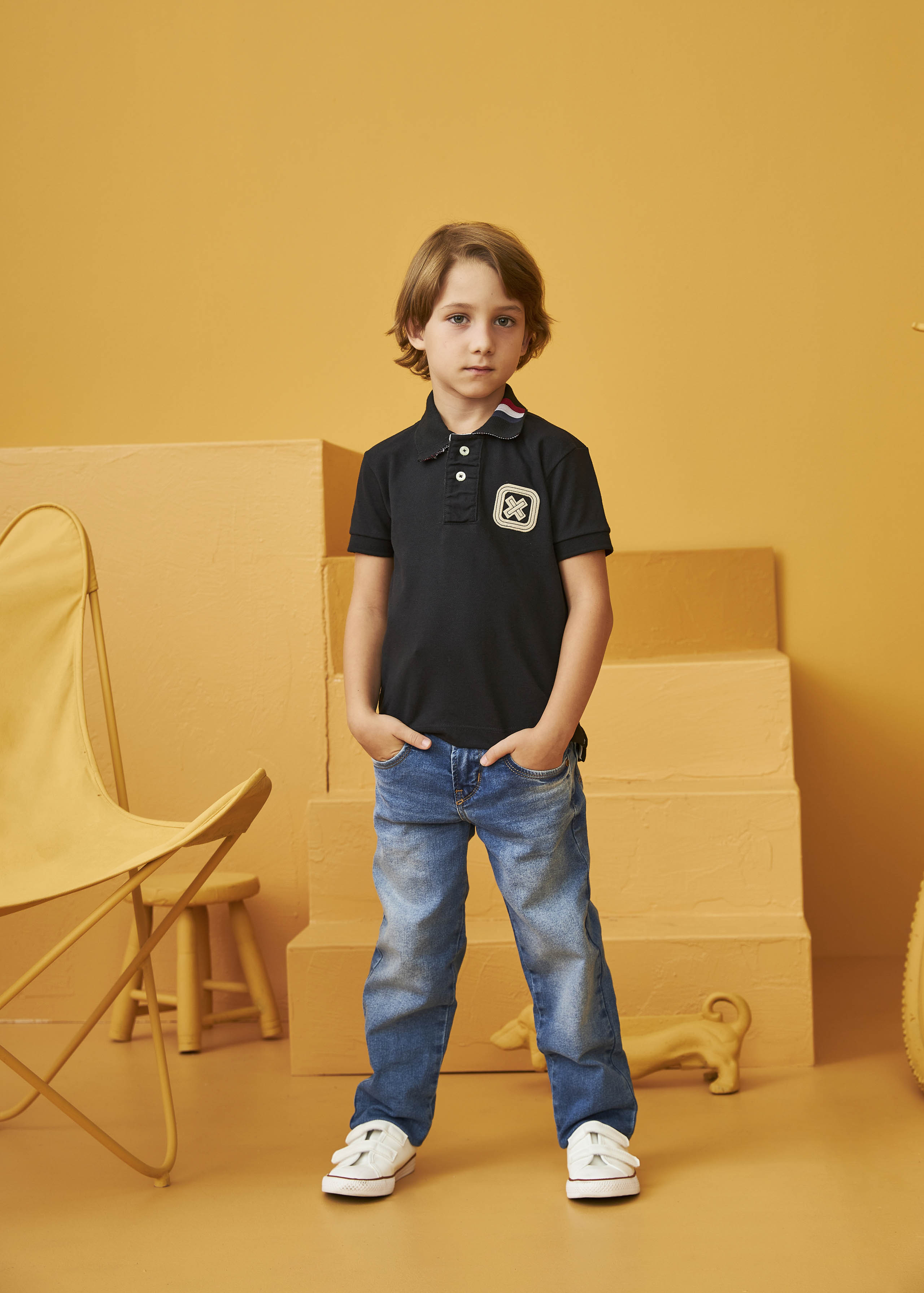 POLO CUSTOM REGULAR APLICADA 6760i INFANTIL