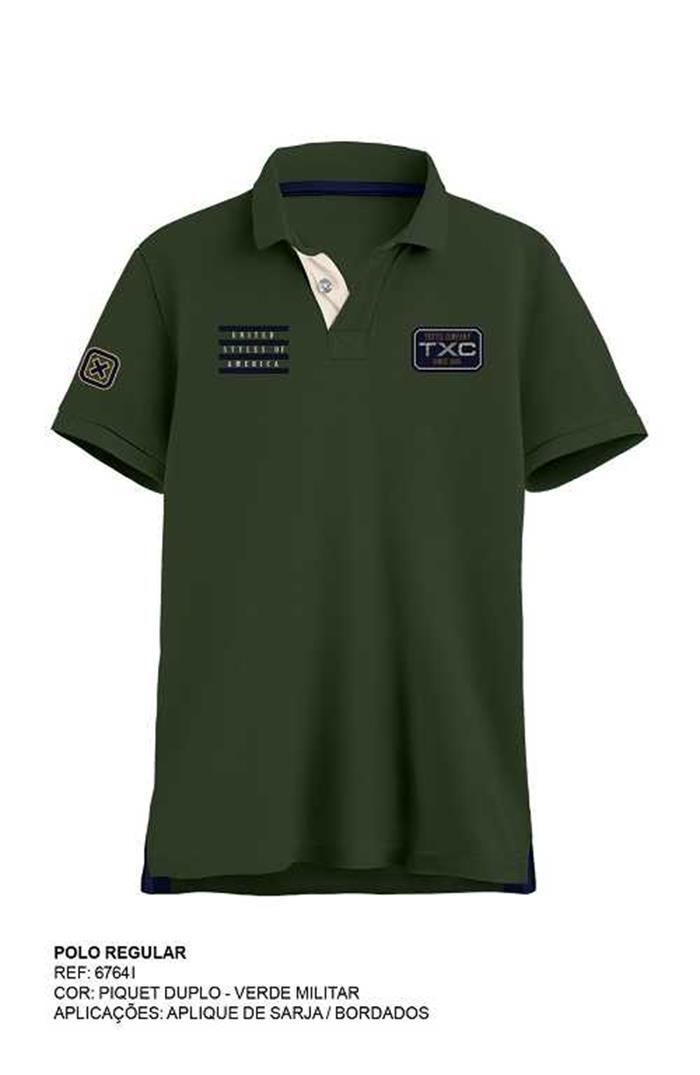 POLO CUSTOM REGULAR APLICADA 6764i INFANTIL