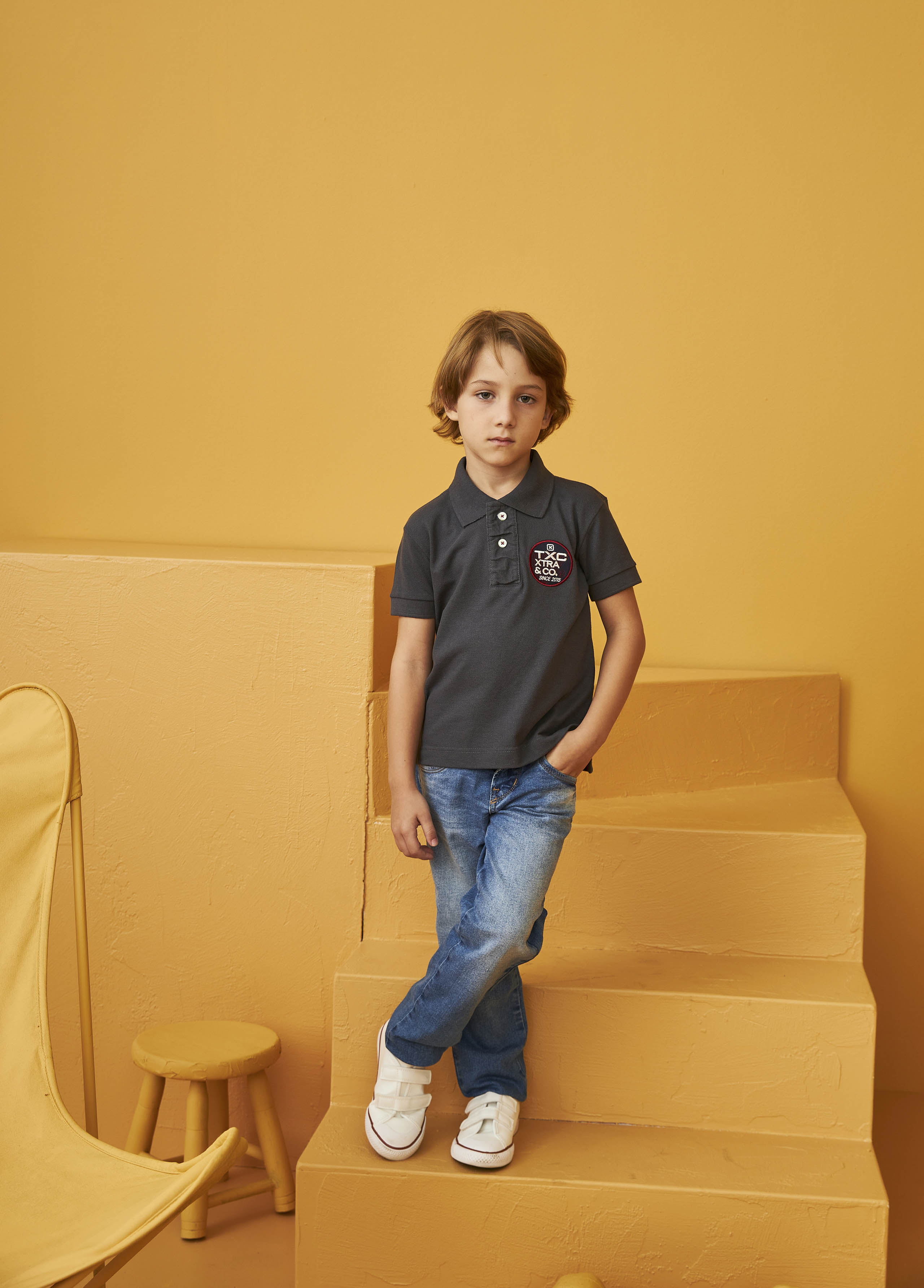 POLO CUSTOM REGULAR APLICADA 6765i INFANTIL
