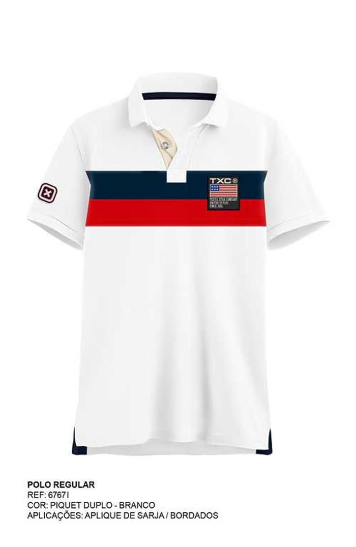 POLO CUSTOM REGULAR APLICADA 6767i INFANTIL