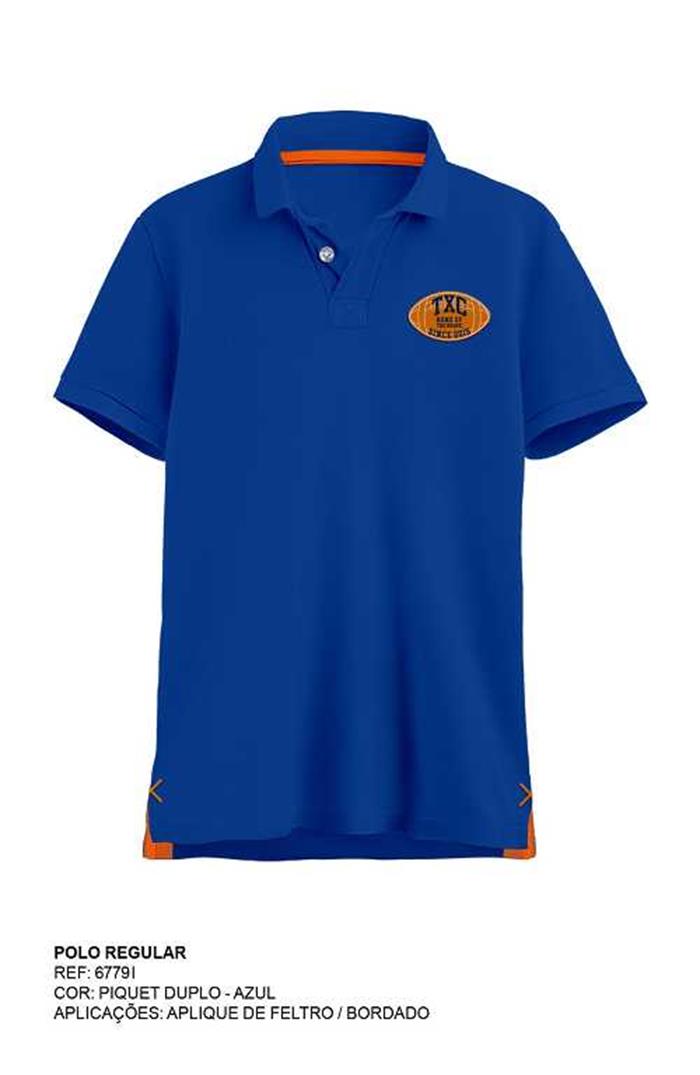 POLO CUSTOM REGULAR APLICADA 6779i INFANTIL
