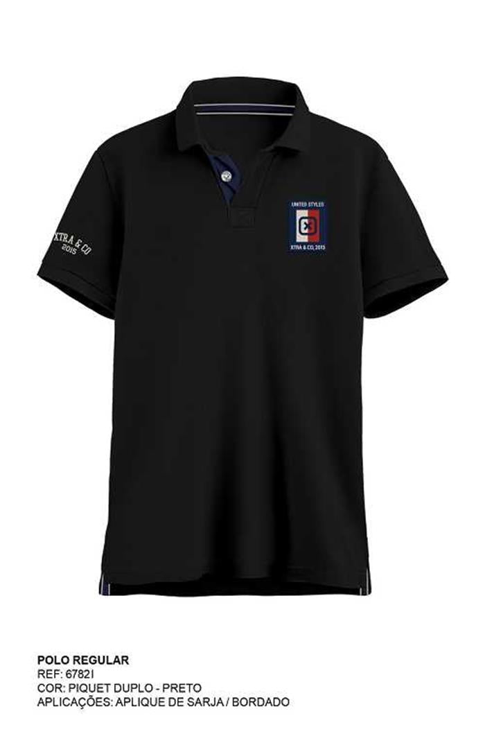 POLO CUSTOM REGULAR APLICADA 6782i INFANTIL