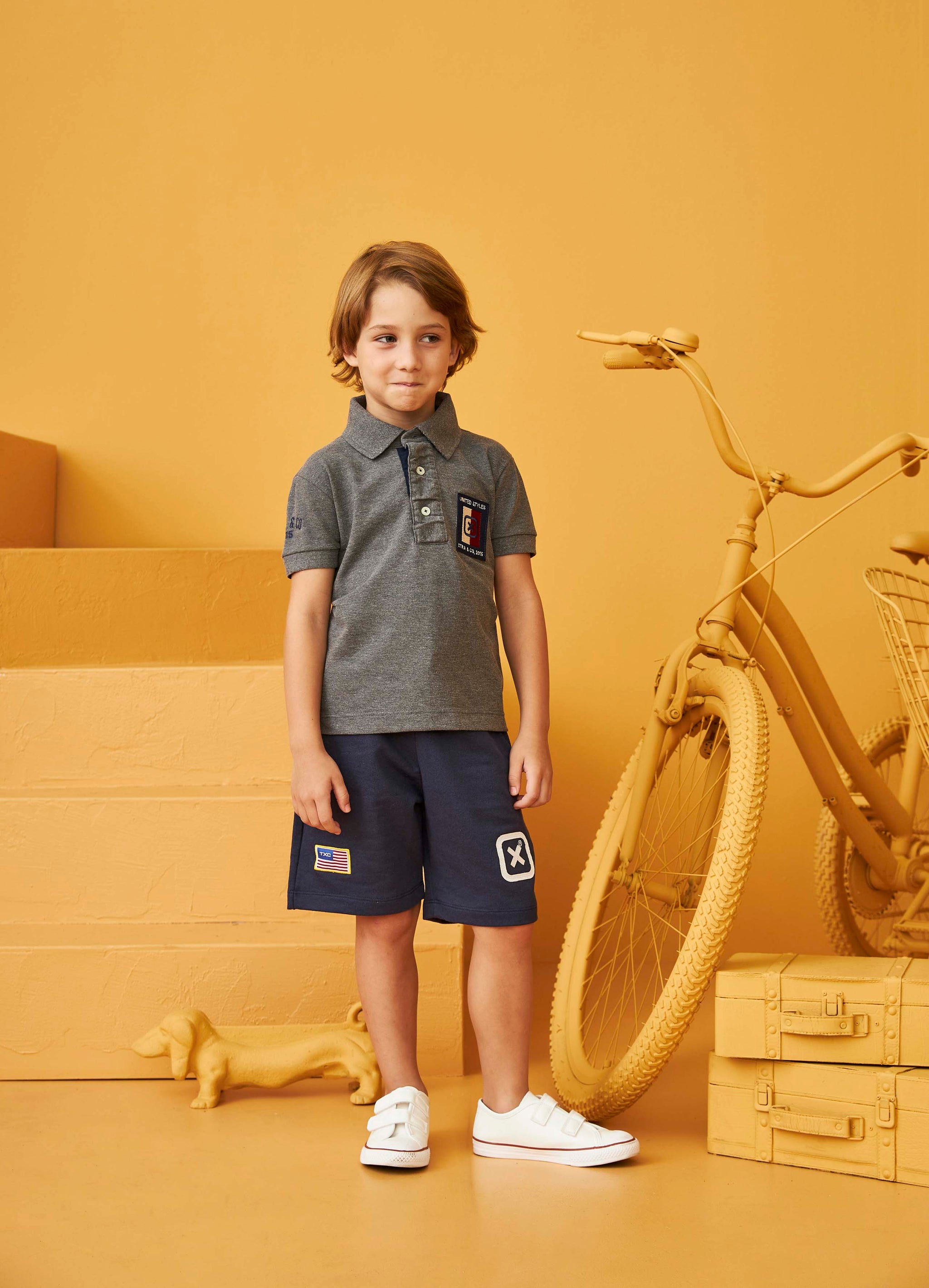 POLO CUSTOM REGULAR APLICADA 6782i INFANTIL