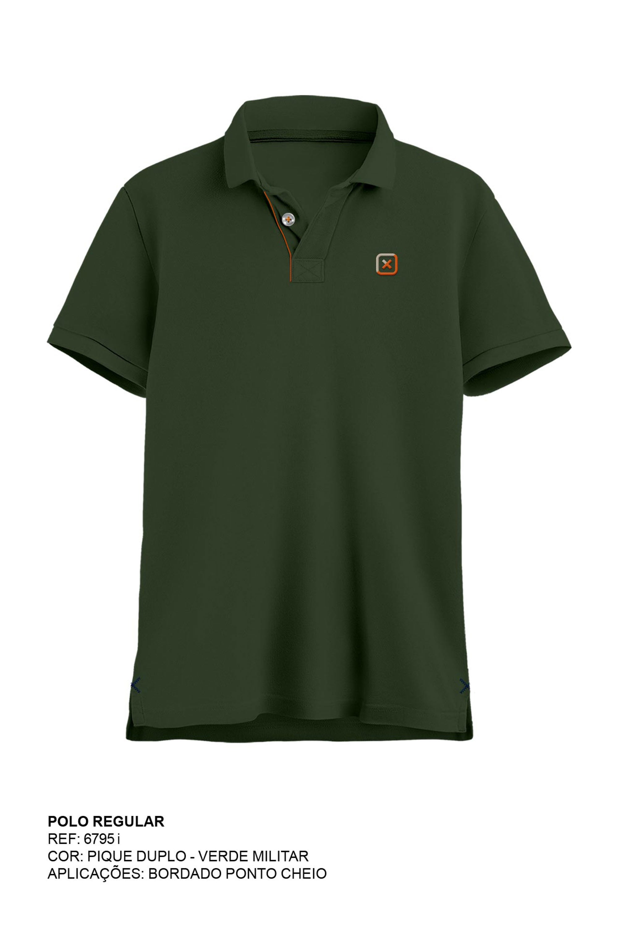 POLO REGULAR CLASSIC BORDADO 6795i INFANTIL