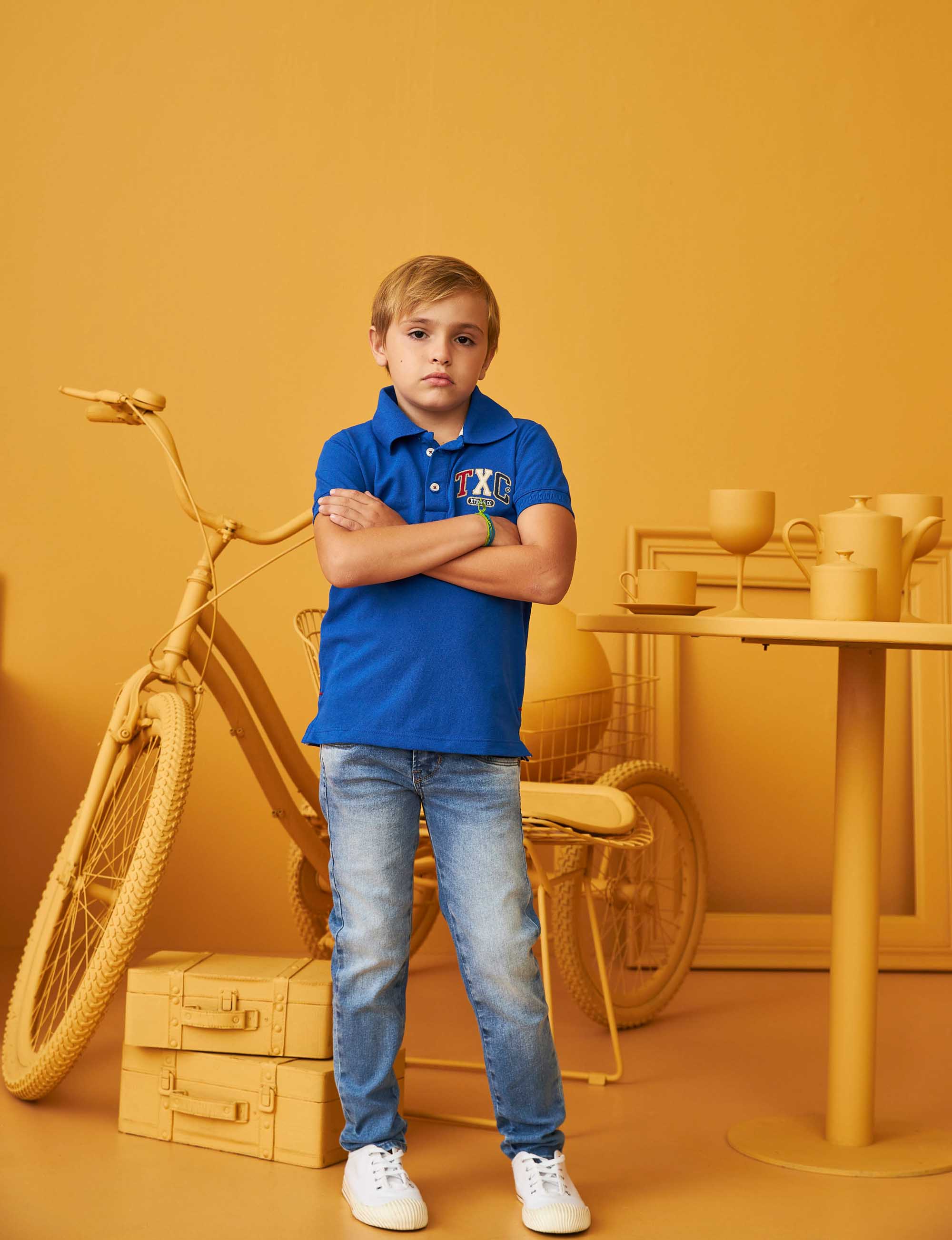 POLO REGULAR CUSTOM APLICADO 6802i INFANTIL