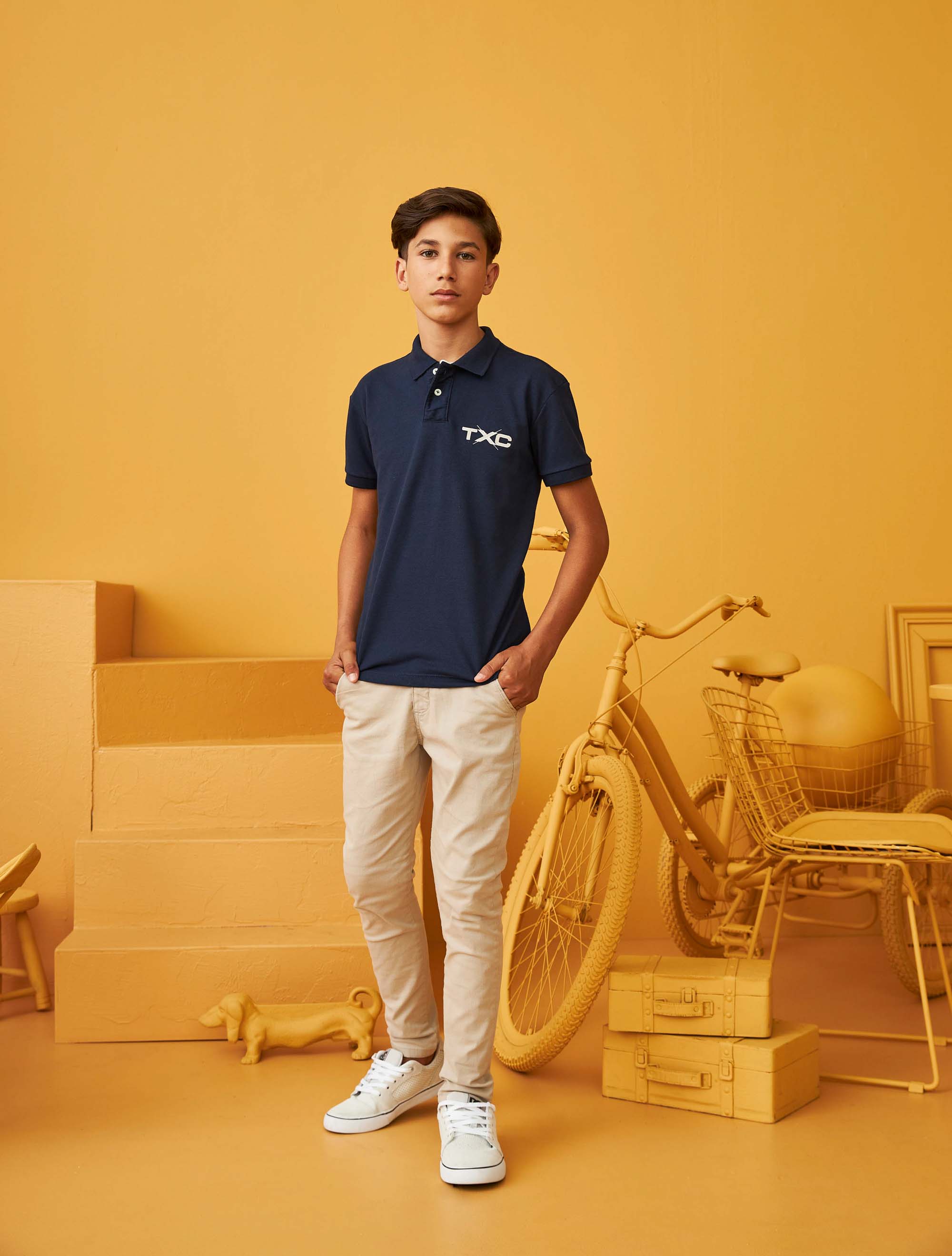 POLO CUSTOM REGULAR BORDADO 6820i INFANTIL