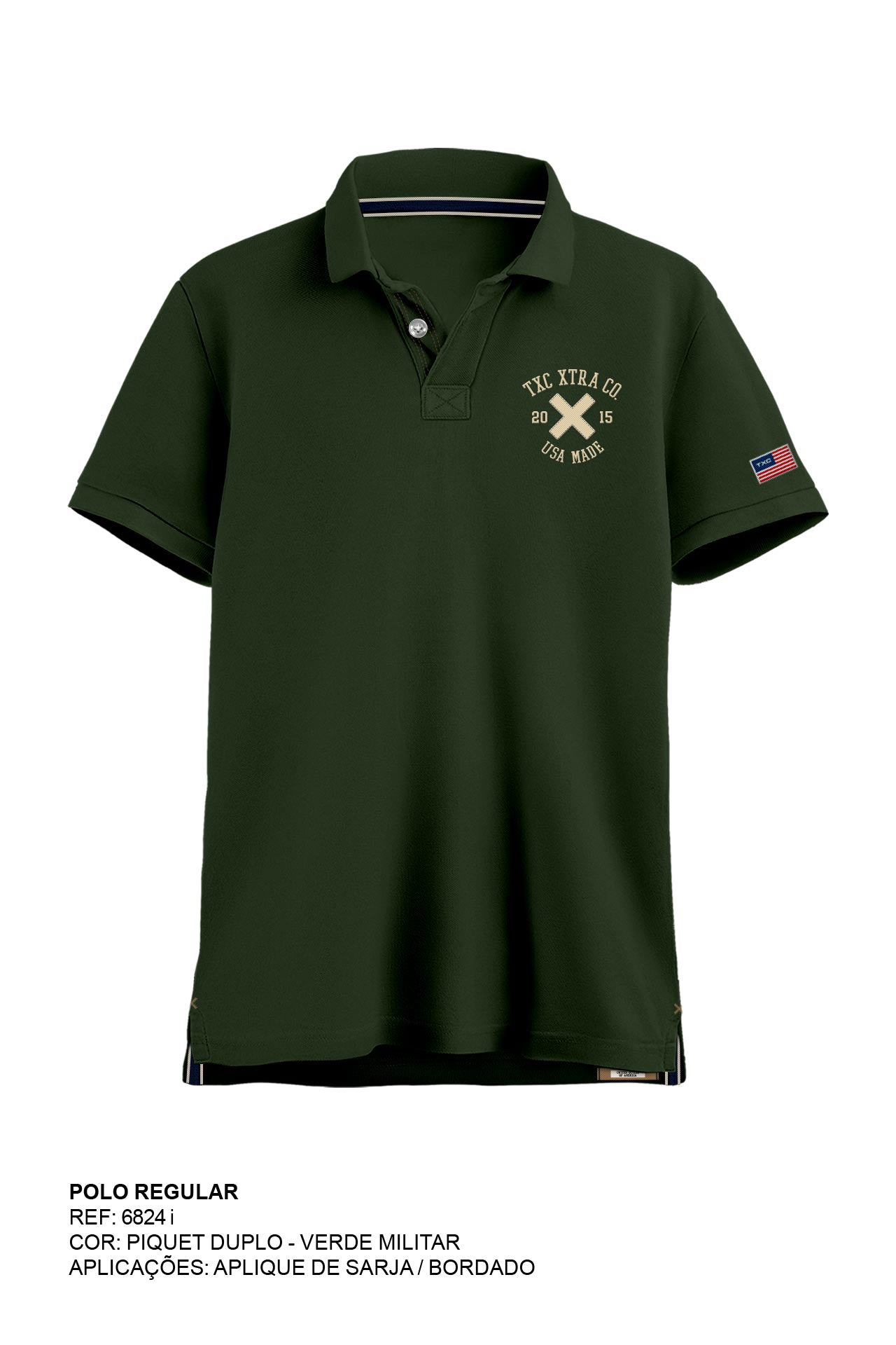 POLO EXTRA REGULAR APLICADO 6824i INFANTIL