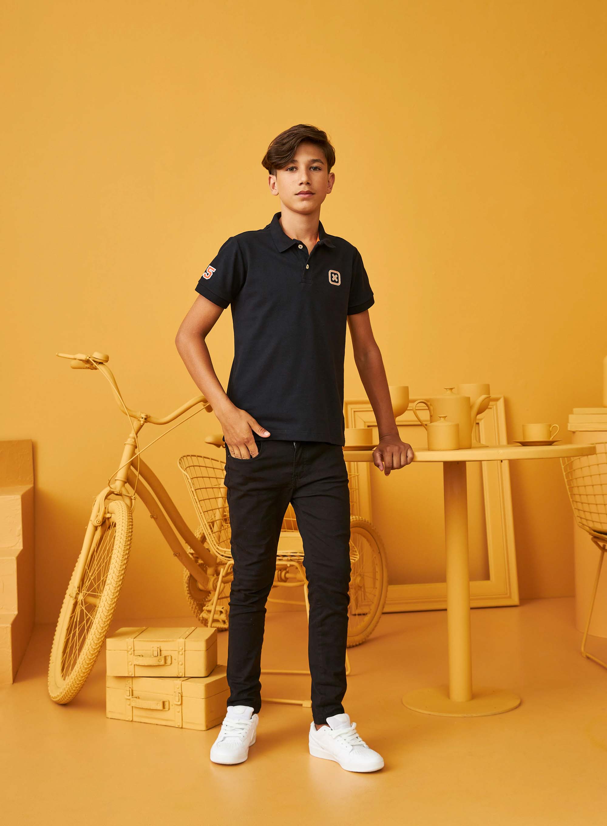 POLO EXTRA REGULAR APLICADO 6825i INFANTIL