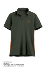 POLO REGULAR MALHA BORDADA 6838i INFANTIL