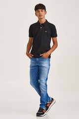 POLO REGULAR MALHA BORDADA 6838i INFANTIL