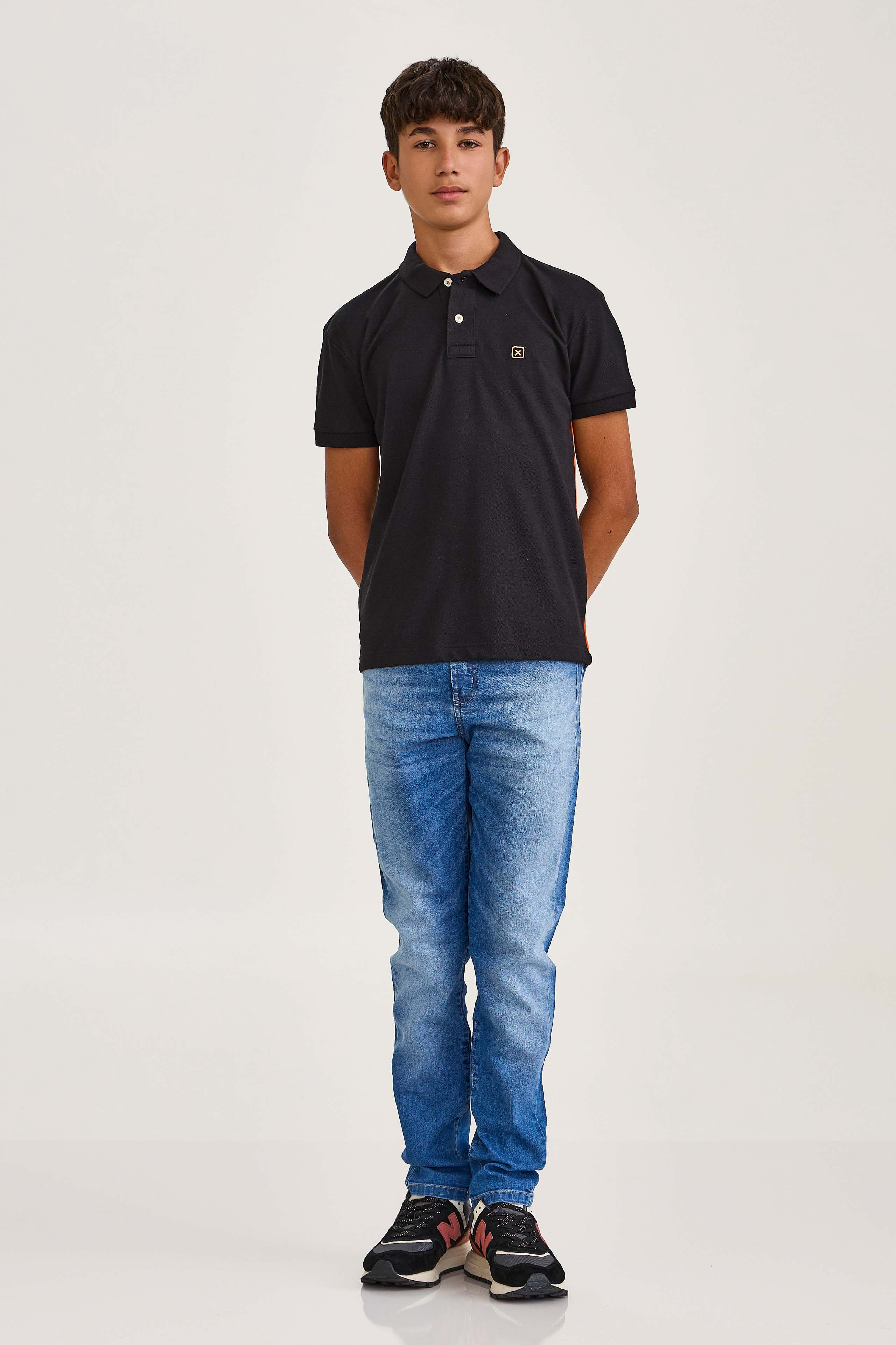 POLO REGULAR MALHA BORDADA 6838i INFANTIL