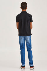 POLO REGULAR MALHA BORDADA 6838i INFANTIL