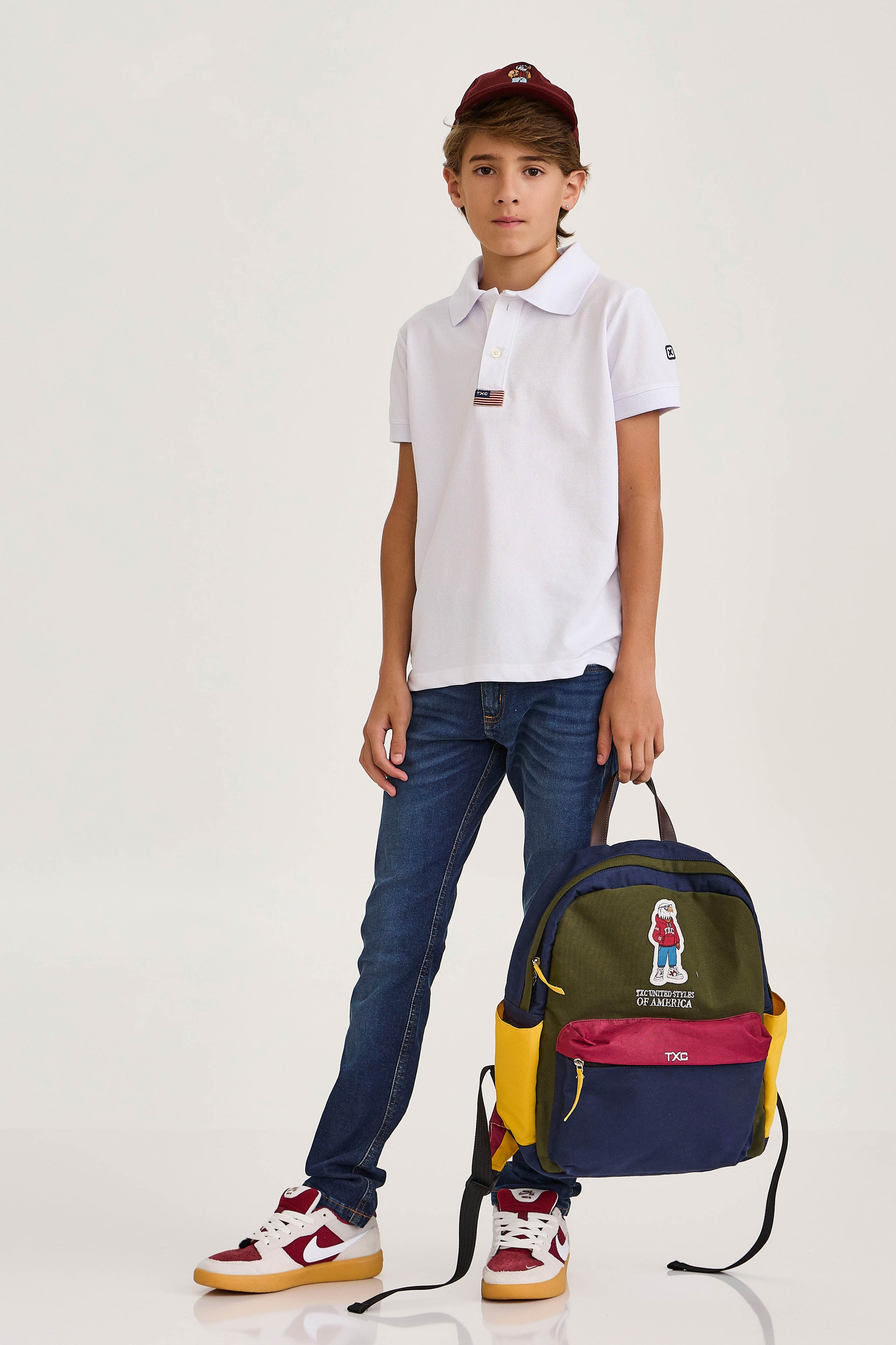 POLO REGULAR MALHA BORDADA 6841i INFANTIL