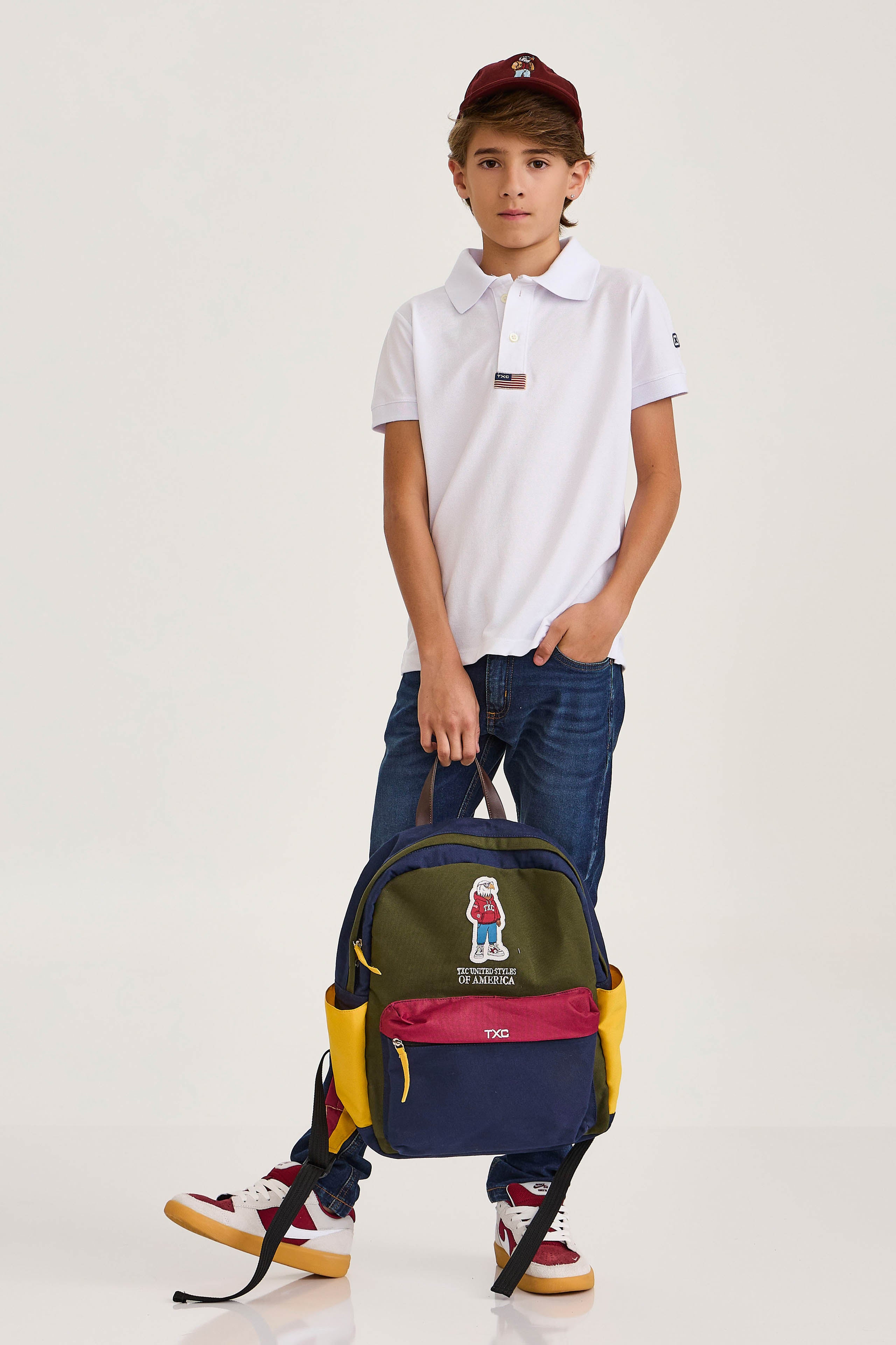 POLO REGULAR MALHA BORDADA 6841i INFANTIL