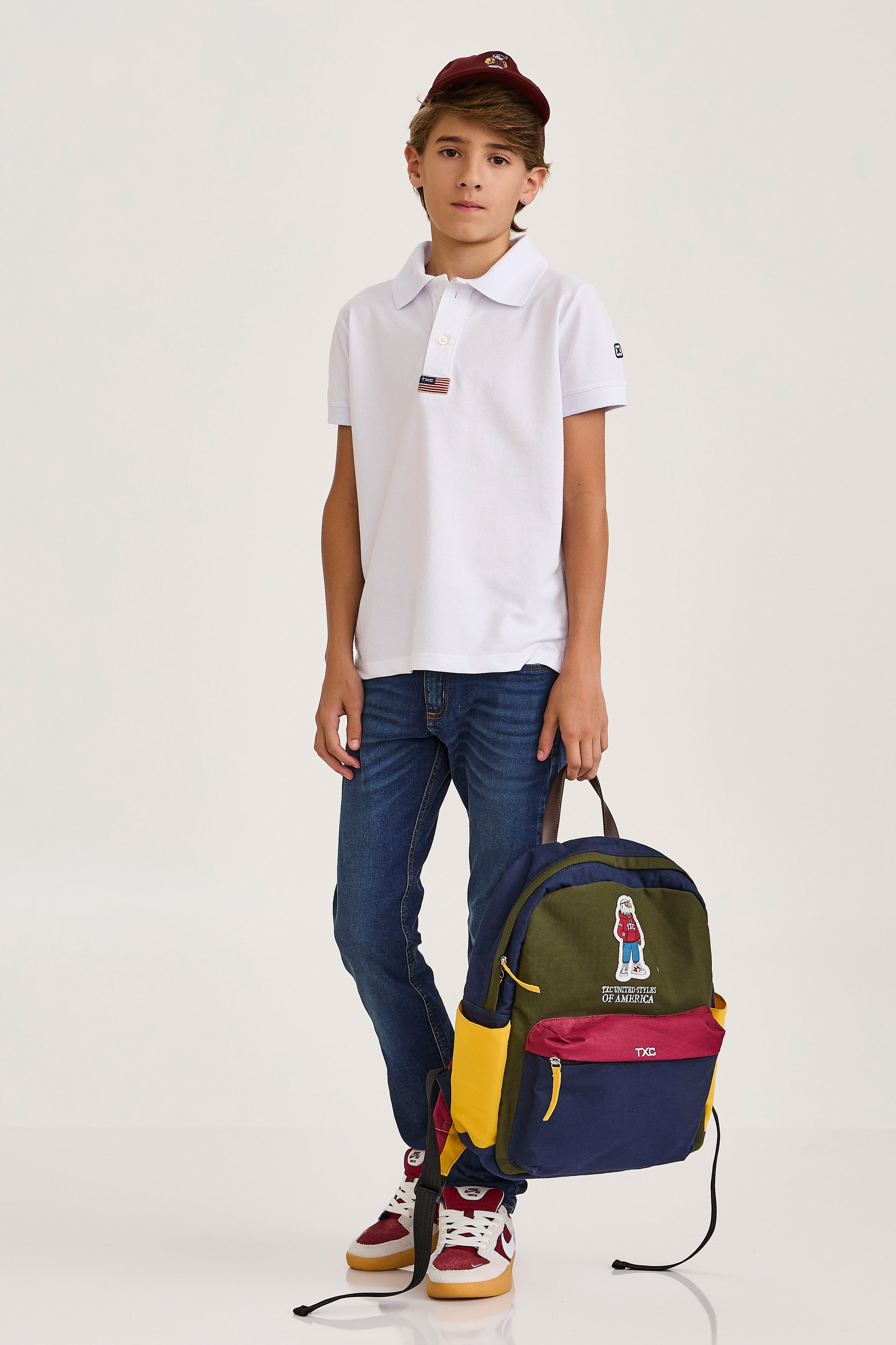 POLO REGULAR MALHA BORDADA 6841i INFANTIL