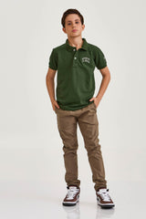 POLO REGULAR MALHA BORDADA 6842i INFANTIL