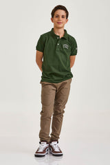POLO REGULAR MALHA BORDADA 6842i INFANTIL