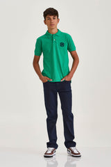 POLO REGULAR MALHA BORDADA 6843i INFANTIL